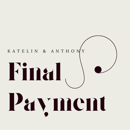 Katelin & Anthony - Wedding Bands & Engagement Rings Final Deposit