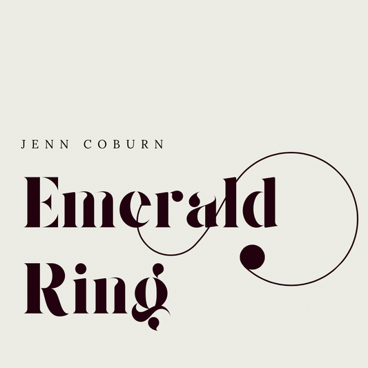Jenn Coburn Emerald Ring