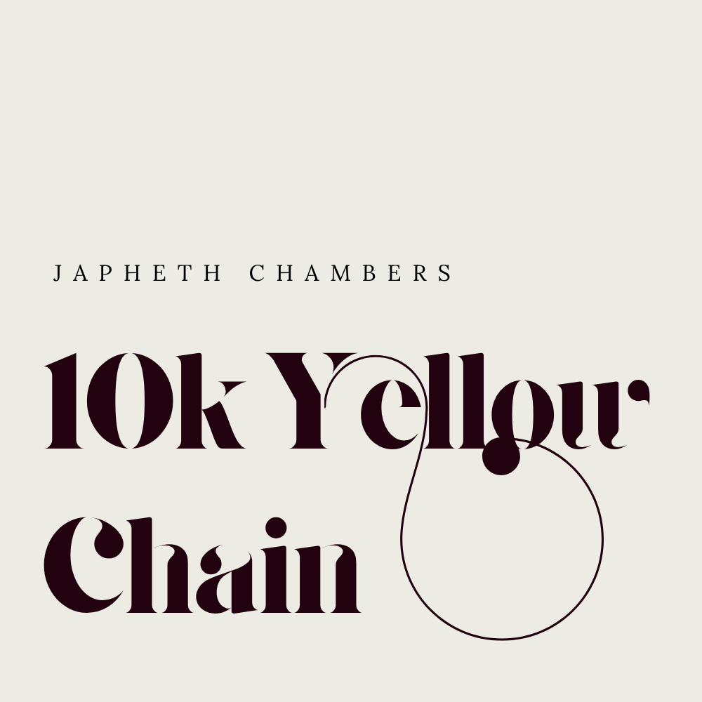 10k Yellow Gold 16" Cable Chain