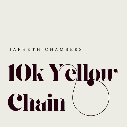 10k Yellow Gold 16" Cable Chain