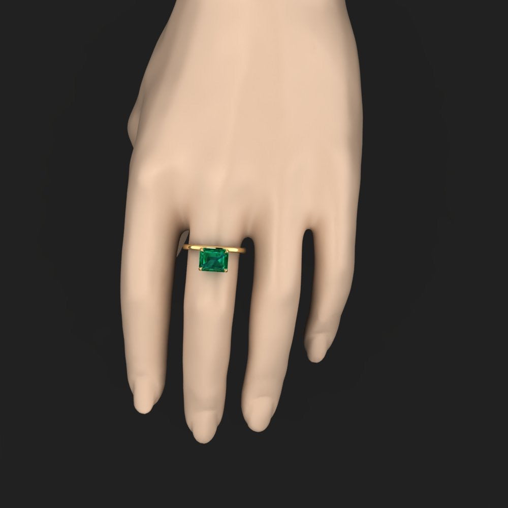 Jenn Coburn Emerald Ring