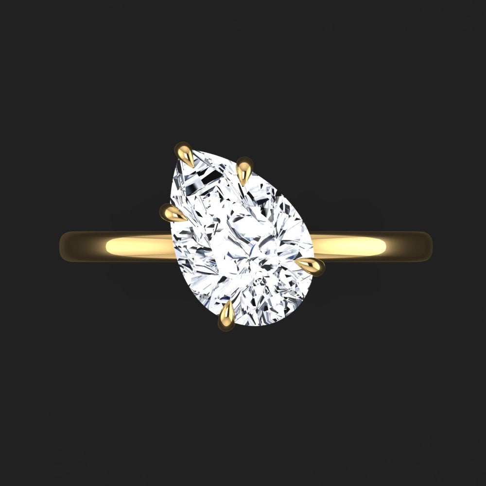 Jenn Coburn Pear Pinky Ring