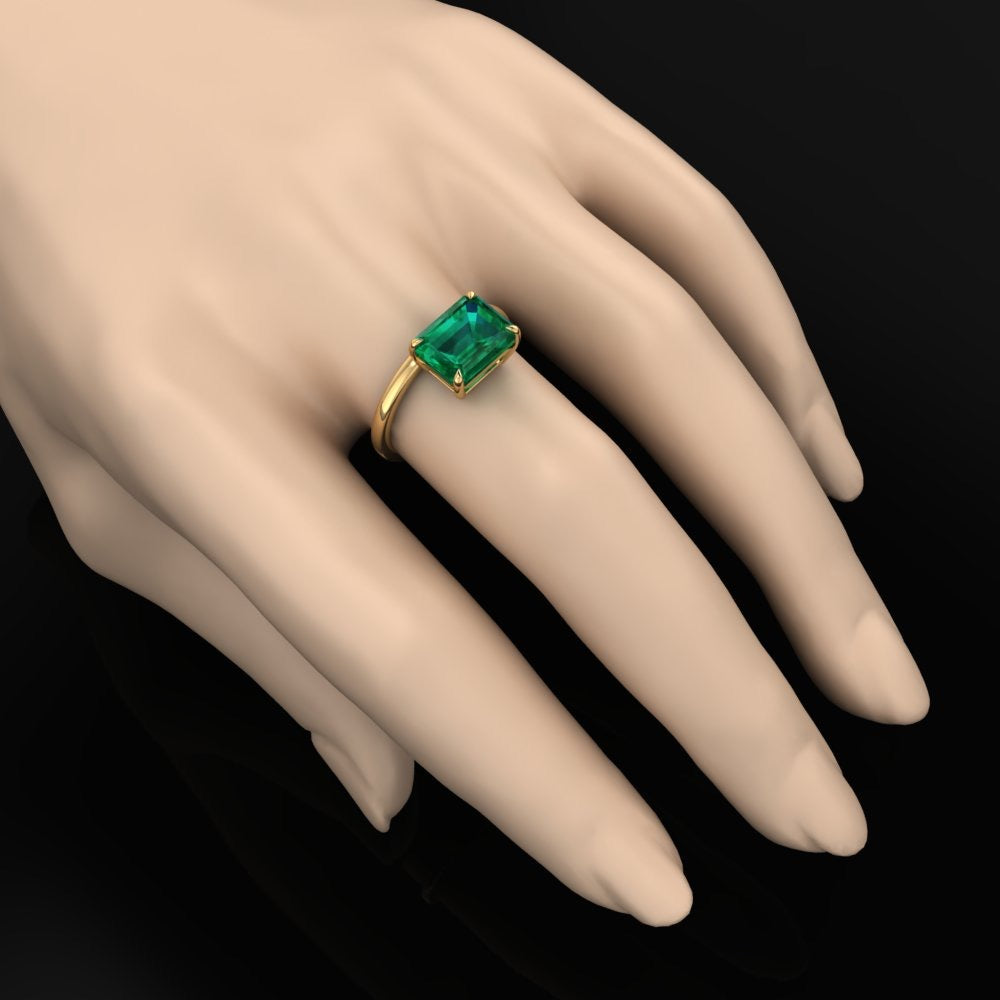 Jenn Coburn Emerald Ring