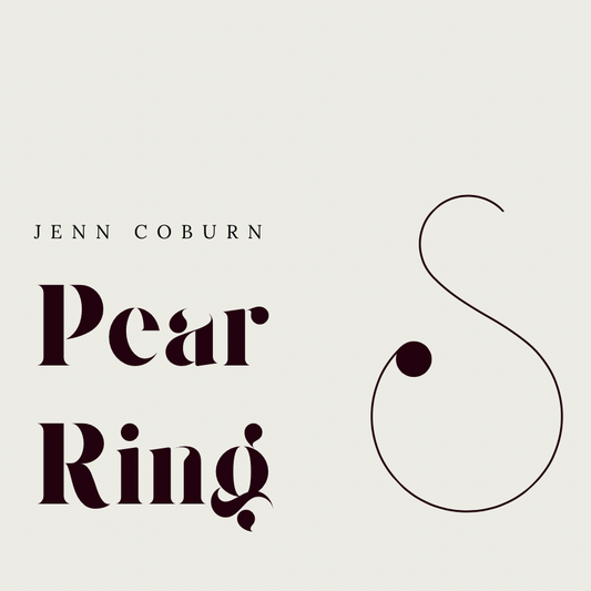 Jenn Coburn Pear Pinky Ring